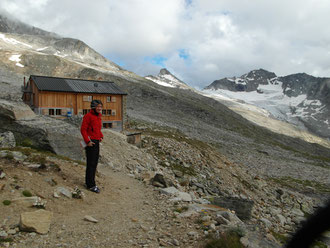 Weissmies, SSE Grat, Süd-Südost Grat, Almagellerhütte