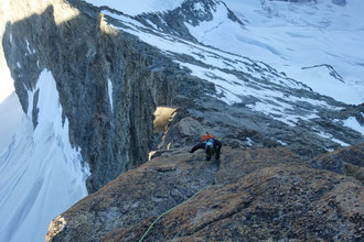 Zinalrothorn, Rothorngrat