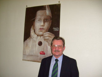 Wojciech Pomianowski, Gesandter-Botschaftsrat, bei der Ausstellungseröffnung am 23.01.2009. Fot. Doris Luce