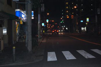 歩行者事故に注意
