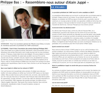 Le Figaro, Tribune de Philippe Bas du 29.06.12