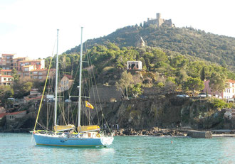 A l'ancrage devant le glacis de Vauban