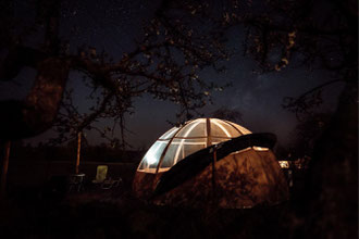 séjour insolite- bulle romantique-baie de somme-spa-sauna - camping 4  étoiles -  