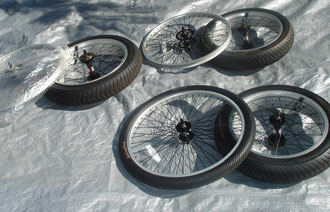 OCC Stingray wheels, tire, tubes