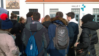 Photo from Stela, School Class in the Messe Dresden, the Slaughterhouse 5