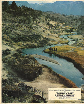 Hot Creek Hatchery Road at US-395 leads to this famous western location of John Wayne's "True Grit": Robert Duvall is approaching the "dugout".