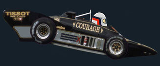 Elio de Angelis by Muneta & Cerracín - Lotus 88 de doble chassis de 1981