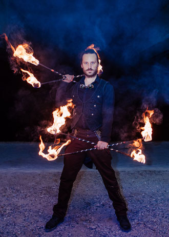 Fantômes de Flammes - Feuershow Augsburg München Allgäu