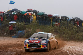 La fuerte lluvia complicó el desarrollo del Rally Mundial en Portugal y los organizadores decidieron anular las últimas 3 etapas. Hirvonen es el líder.