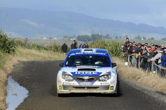 Marcos Ligato lidera cómodamente el Rally de Nueva Zelanda en el Grupo de Producción y va por su regreso al triunfo en la categoría.
