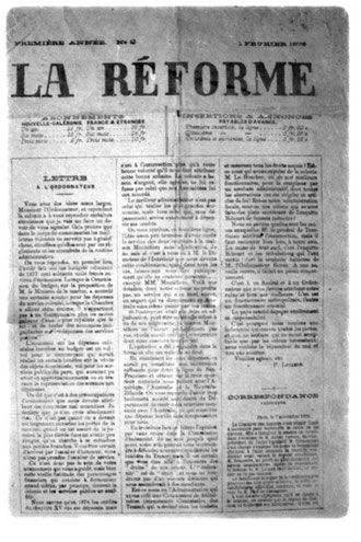 LA RÉFORME (1er Février 1879)