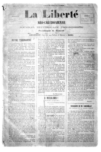 LA LIBERTÉ NÉO-CALÉDONIENNE (2 Mai 1896)