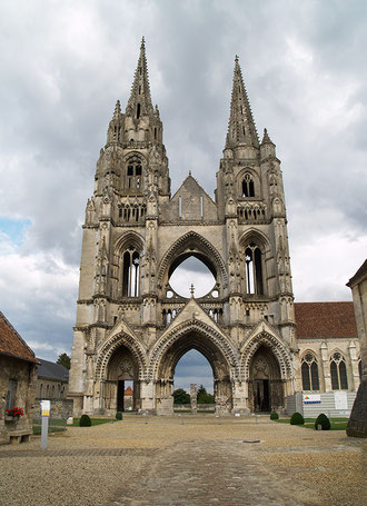 Ruine der Abteikirche Saint-Jean-des-Vignes