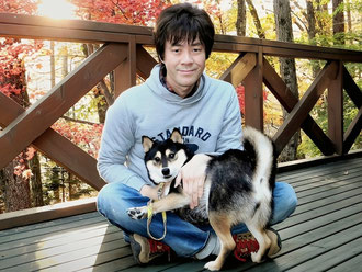 ペットシッターと犬