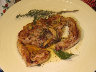 Côte filet d'agneau aux senteurs de Provence