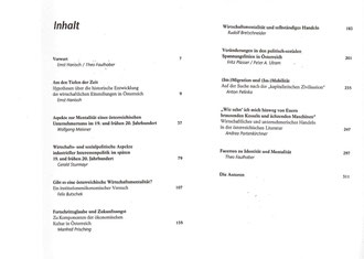 Mentalitäten - Inhalt