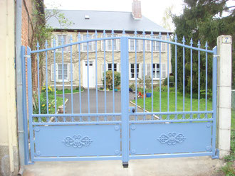 Portail en acier sur mesure