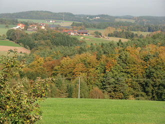 Blick nach Rudersdorf