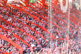 Der Fanblock von Union Berlin.