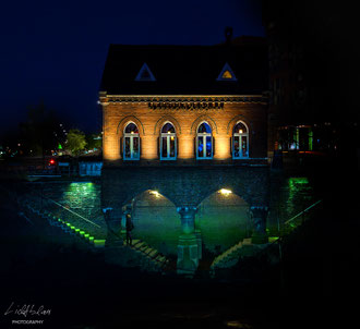 QUO VADIS?  Location: "Little Castle at the Canal” in the “Warehouse City, Hamburg, Germany