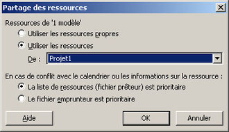 Ressources en multiprojet