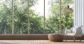 Panoramafenster - Passivhaus - Niedrigenergiehaus - Fenstertechnik - Fensterbau - Hausplanung