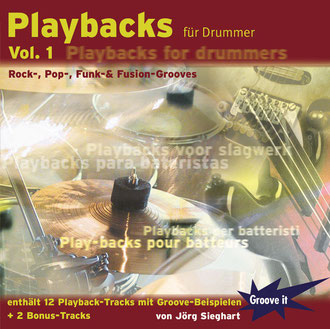 Playbacks für Drummer Vol. 1 - Funk-, Rock-, Pop-, & Fusion-Grooves