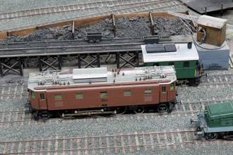 Vorfeld des Lokomotivdepots (Bahnbetriebswerk) auf der Spur 0 Modelleisenbahnanlage des Berner Modell-Eisenbahn-Club (BMEC) im Herbst 2012