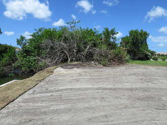 Auffüllung der Erde Seawall - Villa Sanibel Shell