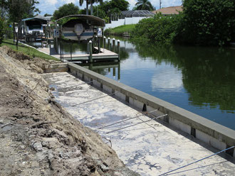 Mauer-Abdeckung Seawall - Villa Sanibel Shell