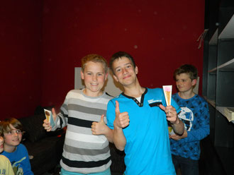 Sieger des Triathlons war das Team SESI (Sebastian&Silas)
