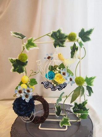 「tea pot & corsage」