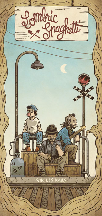 affiche Sur les rails réalisée par TomCHKP