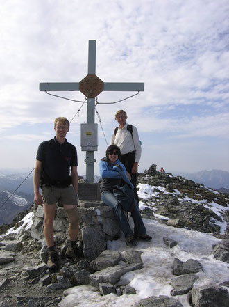 Hannes und Franz beim Bergsteigen