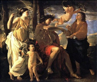 NICOLAS POUSSIN - L'ispirazioene del poeta (1630)