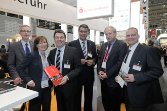 Peter Schnepper, Sabine Wissmann, Hermann Hirschfelder, Thomas Westphal, Reiner Goppold und Klaus Müller (v.l.)