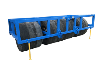 福岡県みやま市】オーレック よーふむ号 乗用 麦踏みローラー 6連