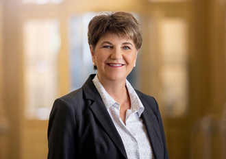 Viola Amherd, Chefin des Eidgenössischen Departements für Verteidigung, Bevölkerungsschutz und Sport VBS und Bundespräsidentin — © VBS-DDPS