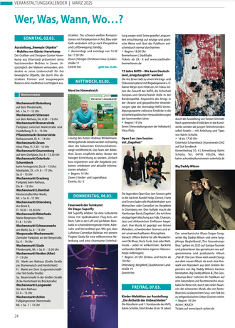 Land und Leben Veranstaltungskalender August 2024