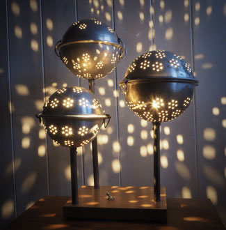 Findling-Lampe "UFO"; verkauft