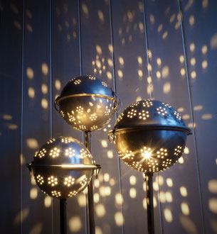 Findling-Lampe "UFO"; verkauft