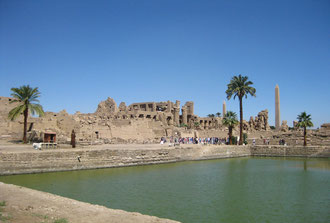 Lac sacré temple de Karnak