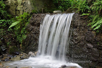 Ein Wasserfall im Zillertal