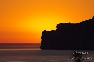 Sonnenuntergang auf Mallorca.