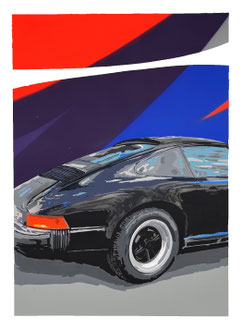 81x60cm. Acrylic and spray paint on Canvas. " 911 Type G " 2024