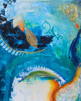 Gesang des Wassers,40 x 50 cm