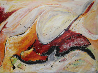 Überschäumend, 74 x 116 cm