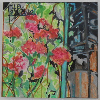 Technique mixte 15x15 cm