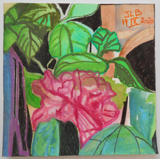 Technique mixte 15x15 cm
