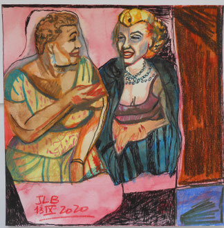 Technique mixte 24x24 cm